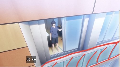 【画像】令和の深夜アニメさん、とんでもないトリックアート物件を生み出してしまう