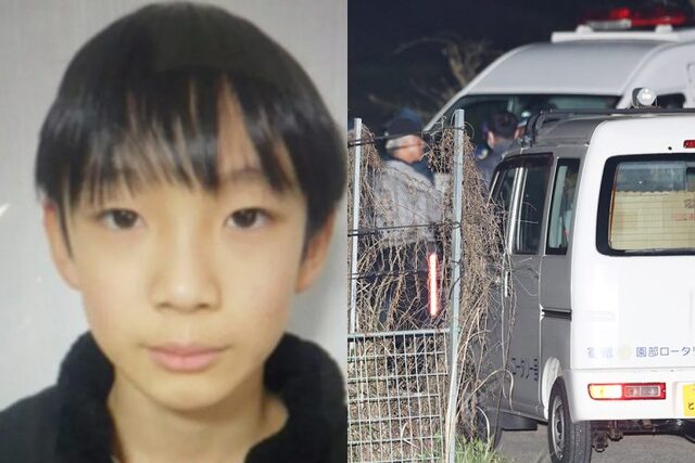 京都小6男児事件、祖母が警察車両に