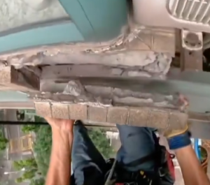 中国の“オカラ外壁”、ワンパンで崩れるレベル　超人になった気分やな