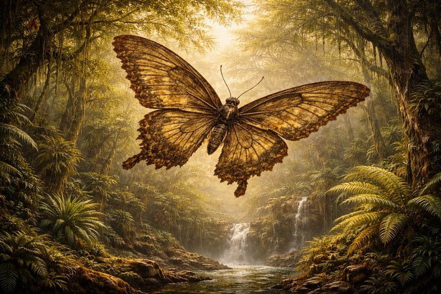 【世界初】3400万年前の「エンペラーバタフライ」の貴重な化石を発見