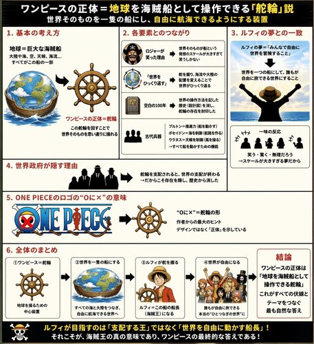 【悲報】ChatGPT（令和最新版）←コイツにまとめてもらったワンピースの正体、たぶん正解すぎるwww