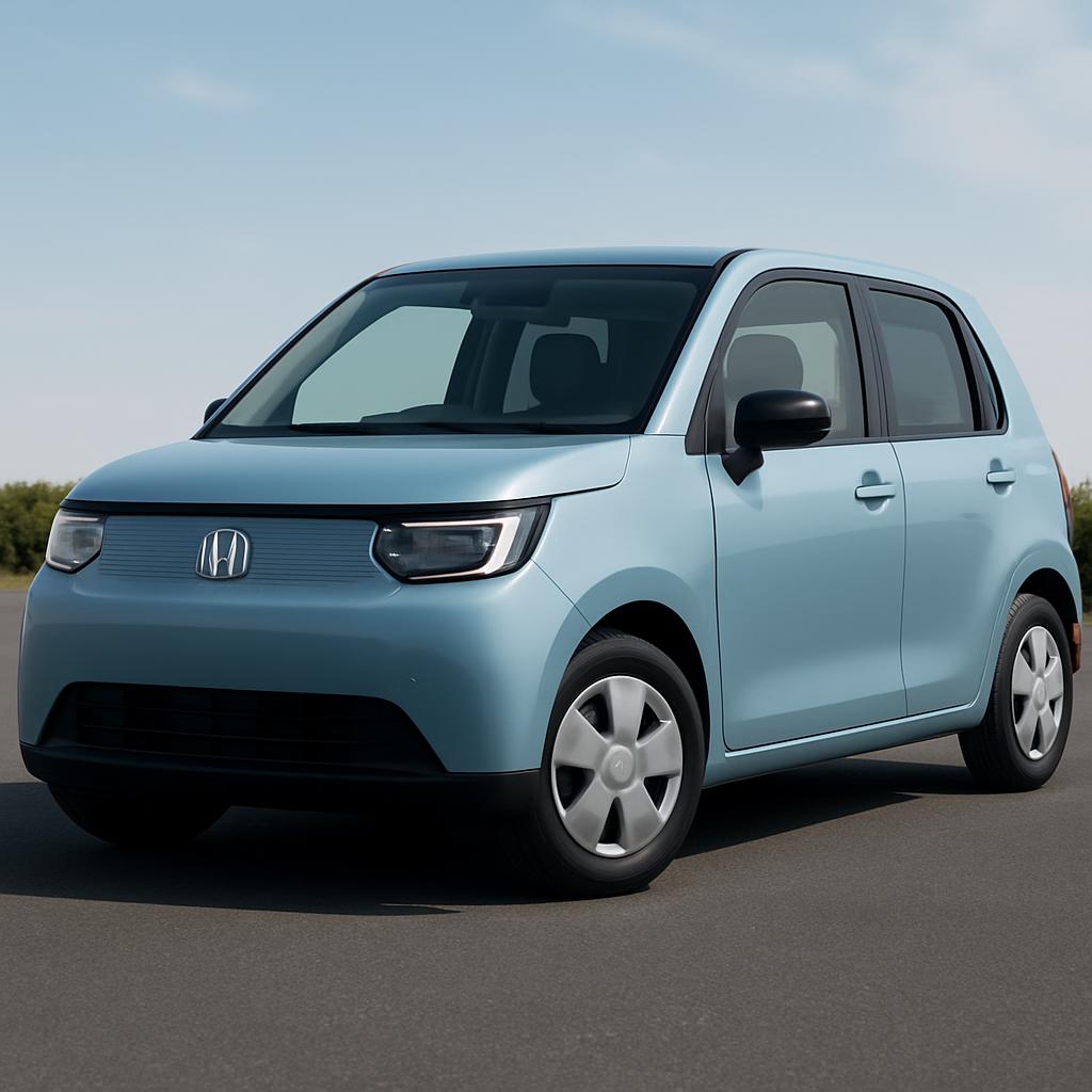 新型EV、5月下旬発売 軽の技術活用で国内最軽量に   #ホンダ |  すごい色だな。キチガイが乗ってんのかと思うよ。