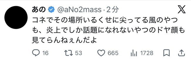 【悲報】あのちゃん、我慢の限界「炎上でしか話題になれない奴のドヤ顔は見てられない」