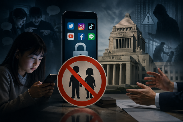 【速報】SNS年齢制限ガチ導入へｗｗｗ 総務省「未成年は規制」法改正も視野、年齢偽装も対策へ