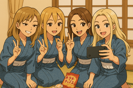 【画像】ギャルさん、世界中に発信してる意識ゼロで修学旅行の宿をSNS公開してしまうｗｗｗ