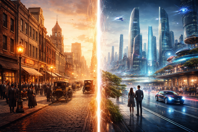 【究極の選択】一生戻れないなら「100年前」か「100年後」どっち行く？