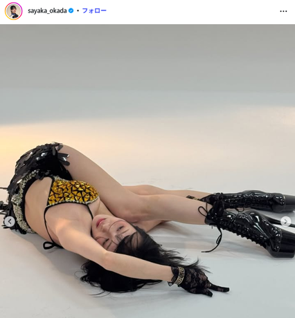 【画像】岡田紗佳さん、エロス×柔軟の破壊力がヤバいwww役満ボディーを奇抜なポーズ連発で大胆露出！！！