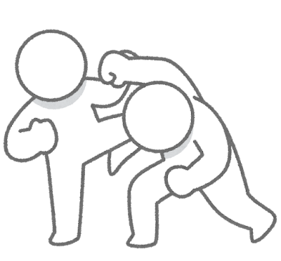 【動画】男2人が乱闘中に『とった行動』、全世界が称賛www