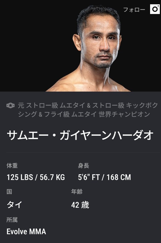 【画像】片岡鶴太郎みたいな外国人キックボクサー、出現www