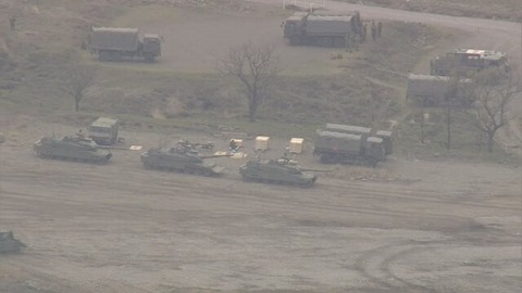 【速報】陸自戦車 射撃訓練中 砲弾が砲内で破裂　3人死亡1人負傷