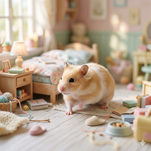 ハムスター「３分間待ってやる」指で意思を伝えるハムスターさん　天才かわいいと話題に