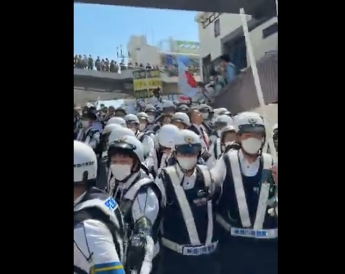 【イスラム教】神奈川県藤沢市でのモスク建設の反対・抗議デモ　左翼団体も当たり屋として集まり凄いことになってる