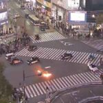 渋谷スクランブル交差点でペットボトルに入った液体まいたか 火をつけたとみられる50代の男確保