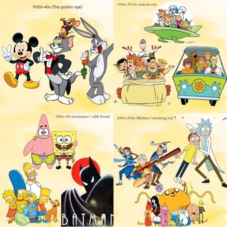 アメリカで伝説級に人気なアニメ(年代別)