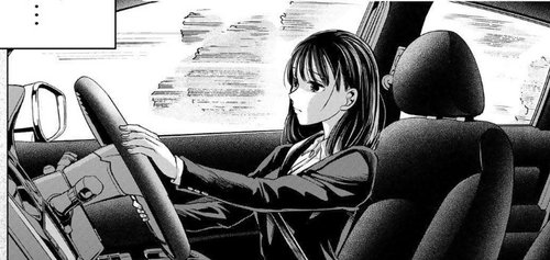 【画像】漫画家さん、女性の運転シーンを描いた結果とんでもないことになる