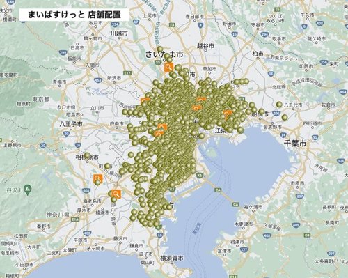 【悲報】首都圏のまいばすけっとの店舗数、一線を越える