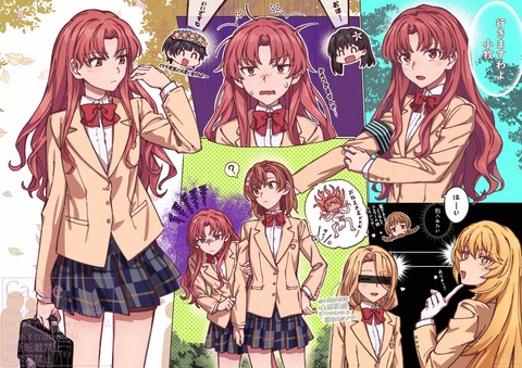 【画像】白井黒子、髪を下ろしたら普通にいける