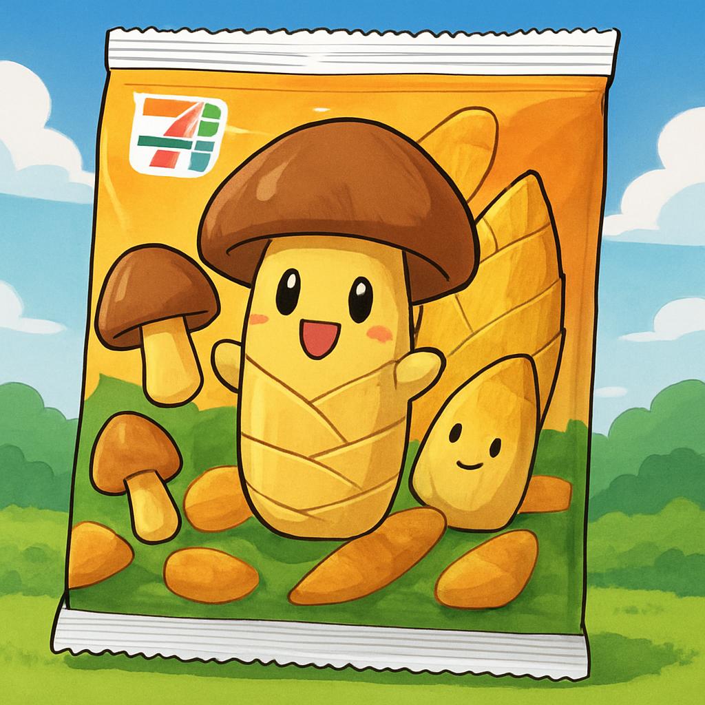 きのこたけのこ戦争に終止符。セブンイレブンが両者を合体させたお菓子を発売