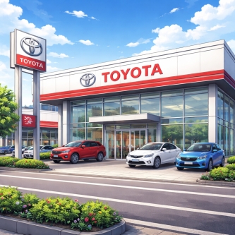 【悲報】トヨタディーラーさん、車屋さんなのに車がなくて泣く