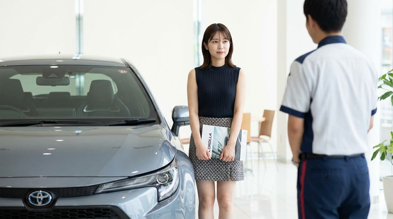 【原因は？】トヨタディーラーさん、車屋さんなのに車がなくて泣く