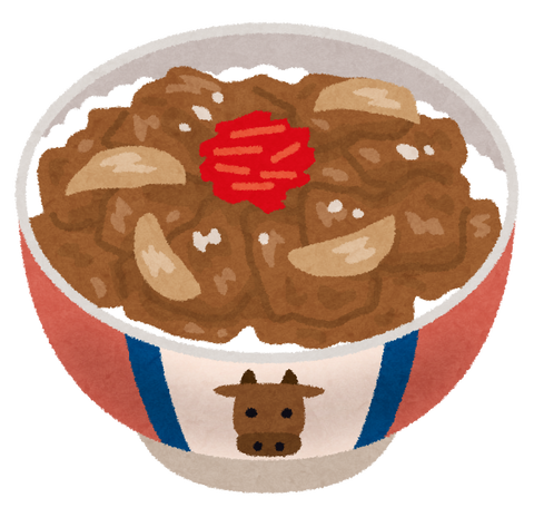 秋葉原の「サンボ」っていう牛丼屋さん