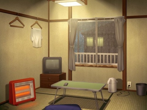 ギャルゲ主人公の部屋、ボロすぎる