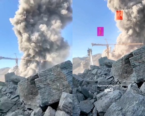 【動画】直ぐ側に着弾する4発。米イスラエル軍による空爆を間近で記録した映像が恐ろしい。