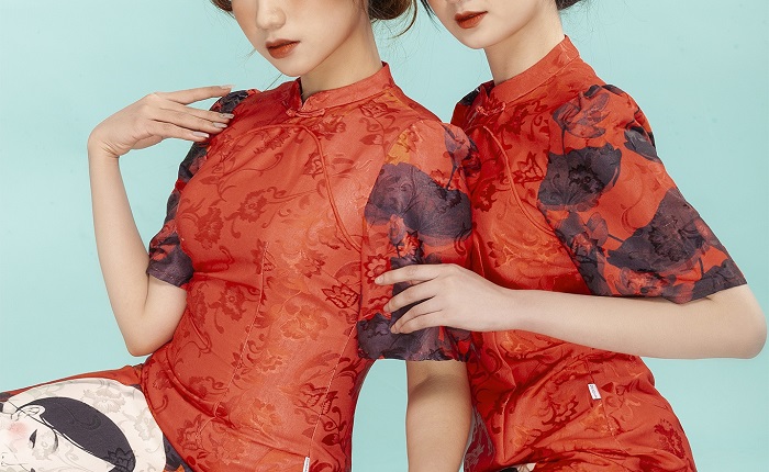 【画像】デカ乳とちっぱいが同じ衣装を着た結果ｗ