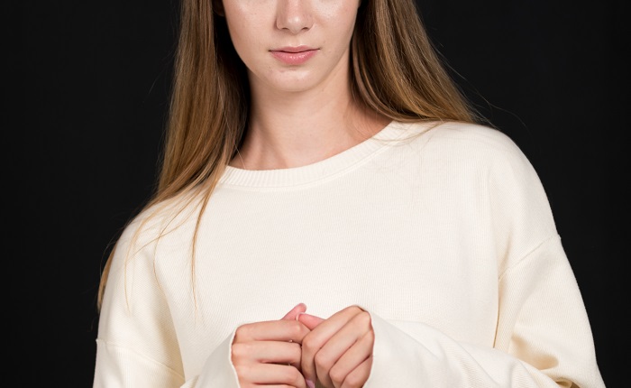 【画像】太って見えるから嫌だって愚痴ってる爆乳女のエロさ限界突破