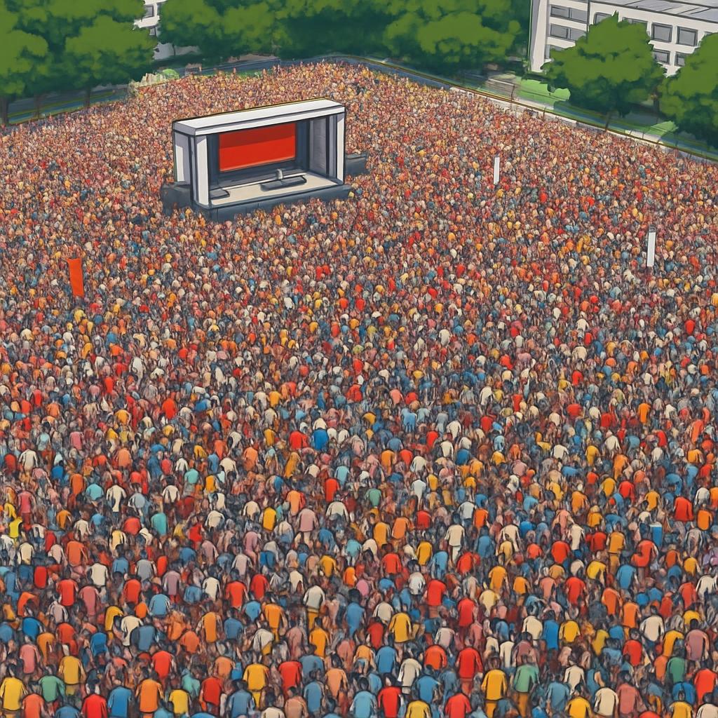共産・社民らの５万人憲法大集会、空撮映像が公開される・・・