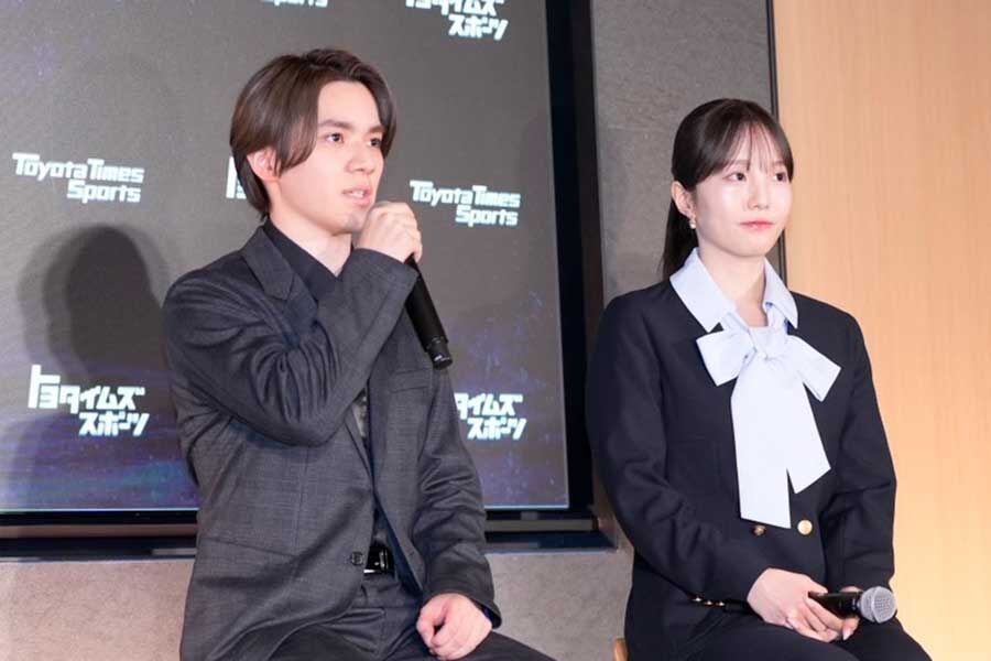 宇野昌磨「絶対、隣は自分がいい」　本田真凜とのカップル結成で本音激白「他の男の人と滑っている姿を想像しても…」真凜も笑顔