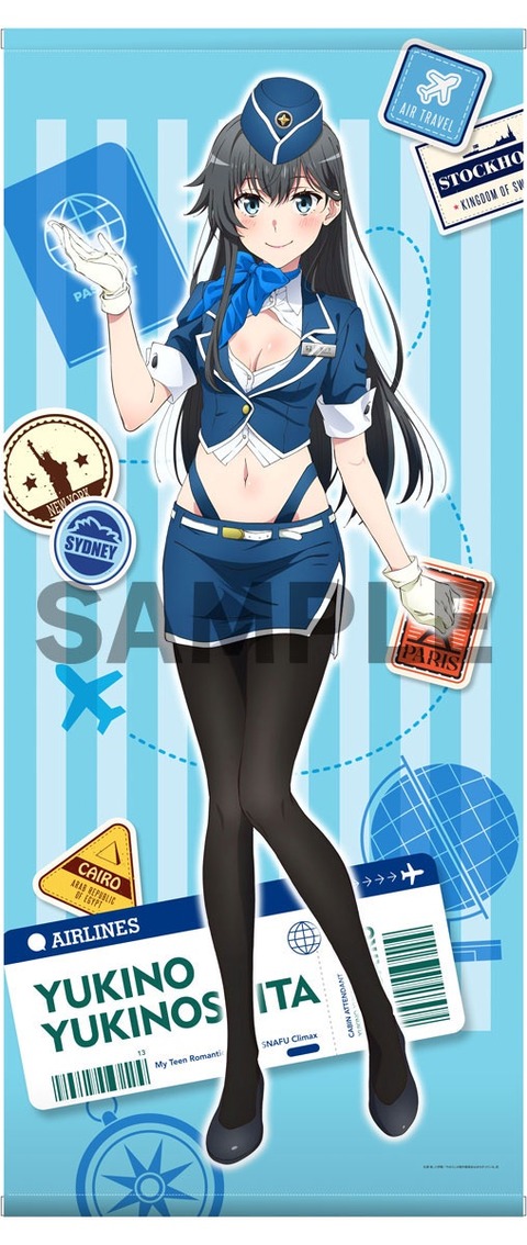 【画像】飛行機に乗ったらこんなエッチなスッチーがいたらどうする！？www