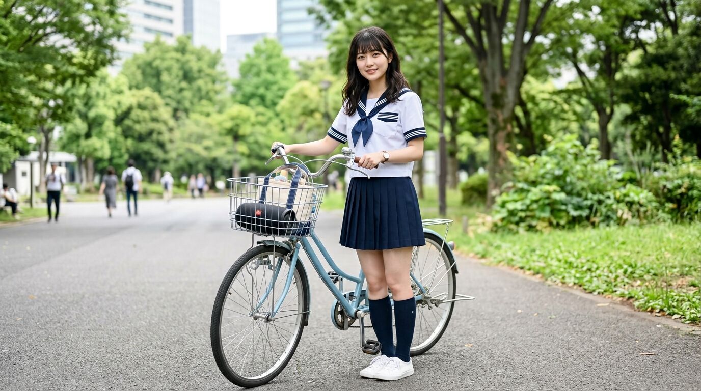 【画像】娘の学校で自転車イヤホンが禁止された結果‥‥流行ったモノがこれ→