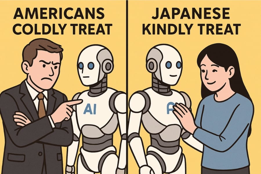 AIロボットへの態度は「日本人」と「アメリカ人」で正反対になる