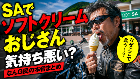 【悲報】ワイ、SAでソフトクリームおじを見てむせび泣く