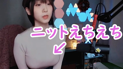 【画像】こういうお〇ぱいの形丸わかりのニット着てる女www