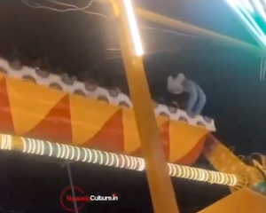 【動画】スイング系アトラクションから乗客が落下してしまう事故が恐ろしい。