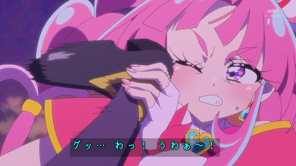 【プリキュア】キュアアルカナ・シャドウちゃん、顔面キックをしてしまう…