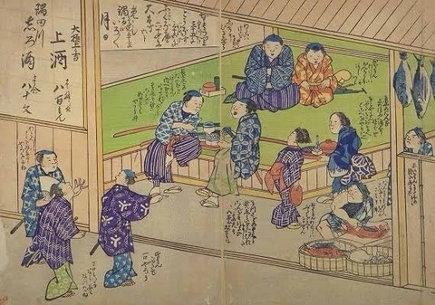 【画像】江戸時代の居酒屋www