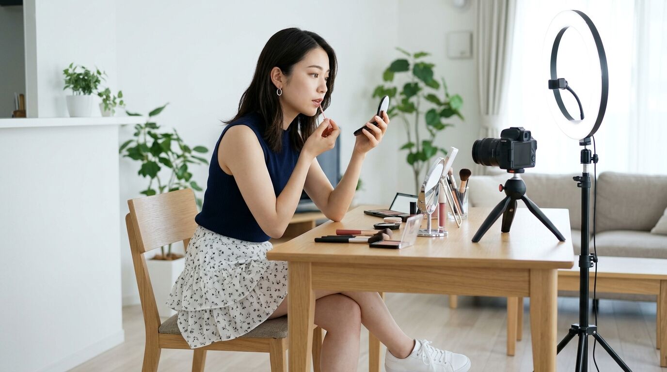 【美女動画】とんでもなく若見えする48歳が発見され物議へ‥‥「高校生でも通る」「流石にAIだろ」「でも声は年相応」「普通に老眼なのかよ」