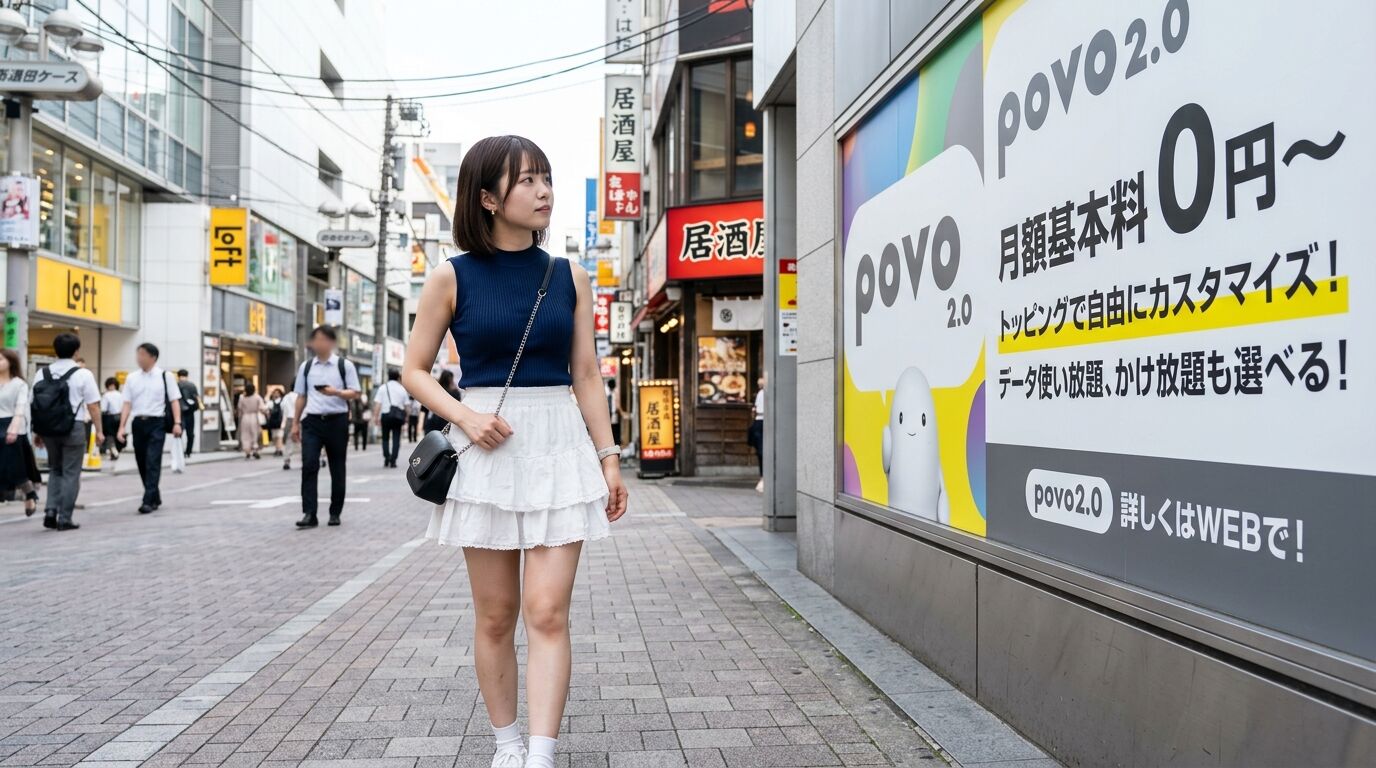 【最近調子に乗ってる】au、月110GB3,270のPOVO登場。docomo・楽天ユーザー刈り取りへ