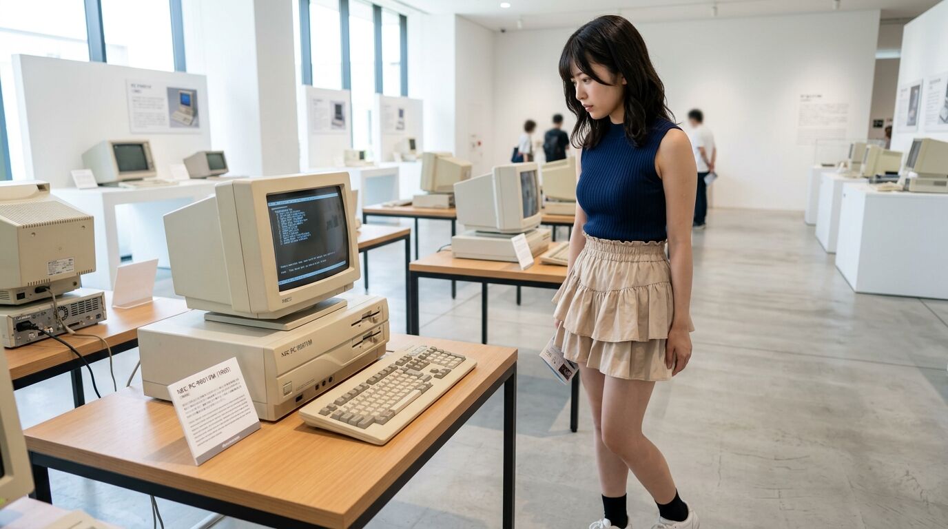 【画像】PCの上にディスプレイ置くのは阿呆という風潮‥‥いや昔はそれがスタンダードだったじゃん？？？