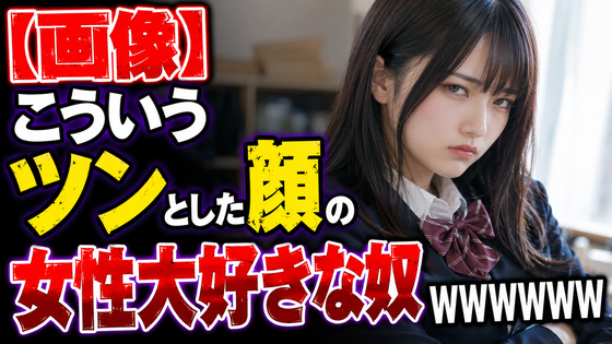 【画像】こういうツンとした顔の女性大好きな奴www