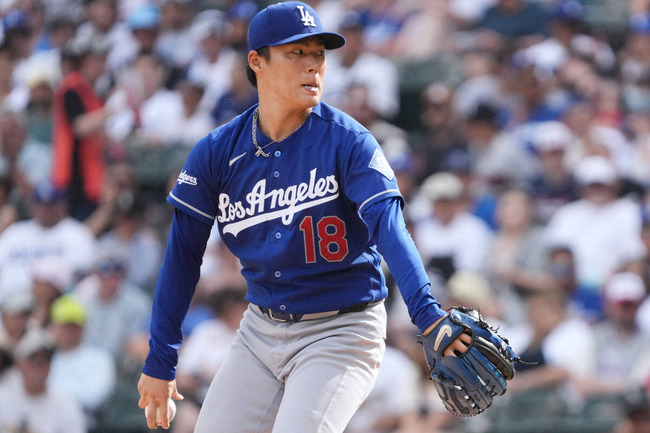 山本由伸さん、あと一人でMLB歴代1位の記録を逃すwww