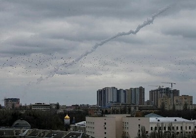 【恐怖】ロシア上空、謎の鳥が埋め尽くすwww