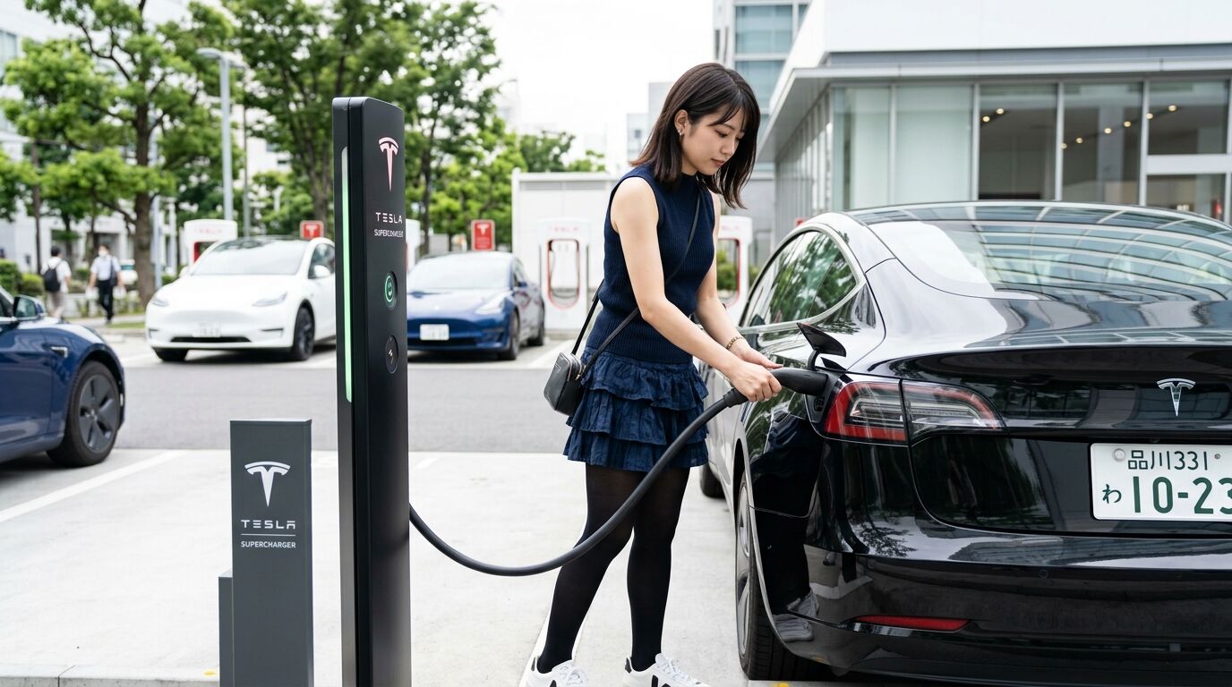 【これが現実】テスラに乗ってるから燃費(電気代)教えてやるよ