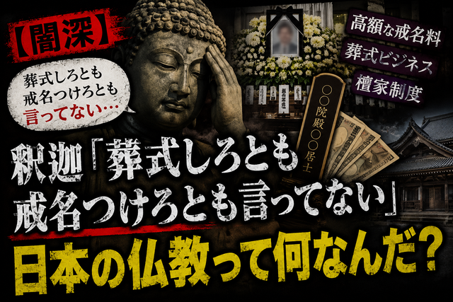 【闇深】釈迦「葬式しろとも戒名つけろとも言ってない」←日本の仏教って何なんだ？