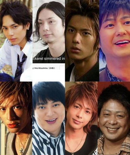 【画像】平成イケメンさん、一斉にオジサン化