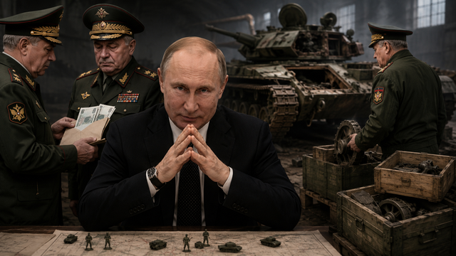 【ロシア軍の闇】圧倒的な軍事力がありながら4年半経っても勝てない理由　戦車部品まで横流し、プーチンは汚職を黙認して軍幹部を支配