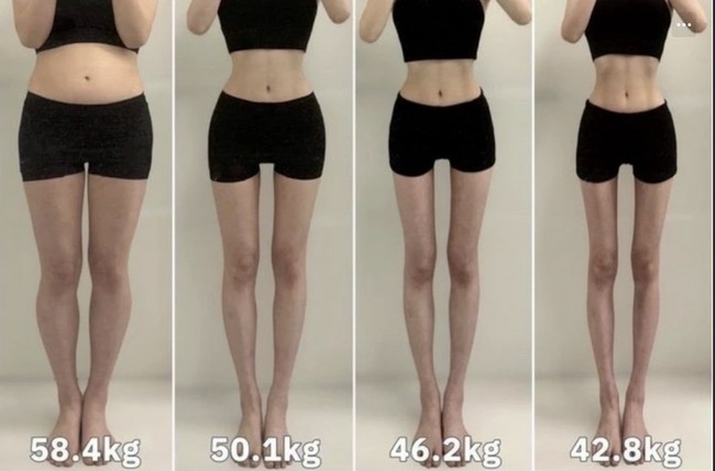 【画像】女の体重、58.4kgがガチでベストだったwww